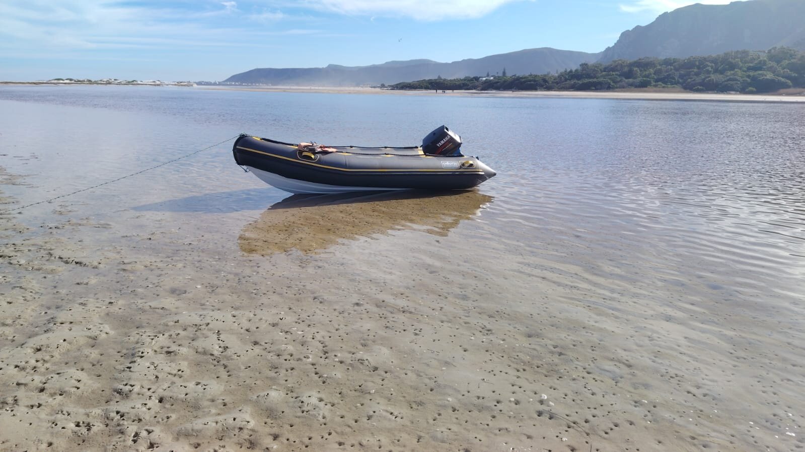 4.2m Rigid Hull — on the water