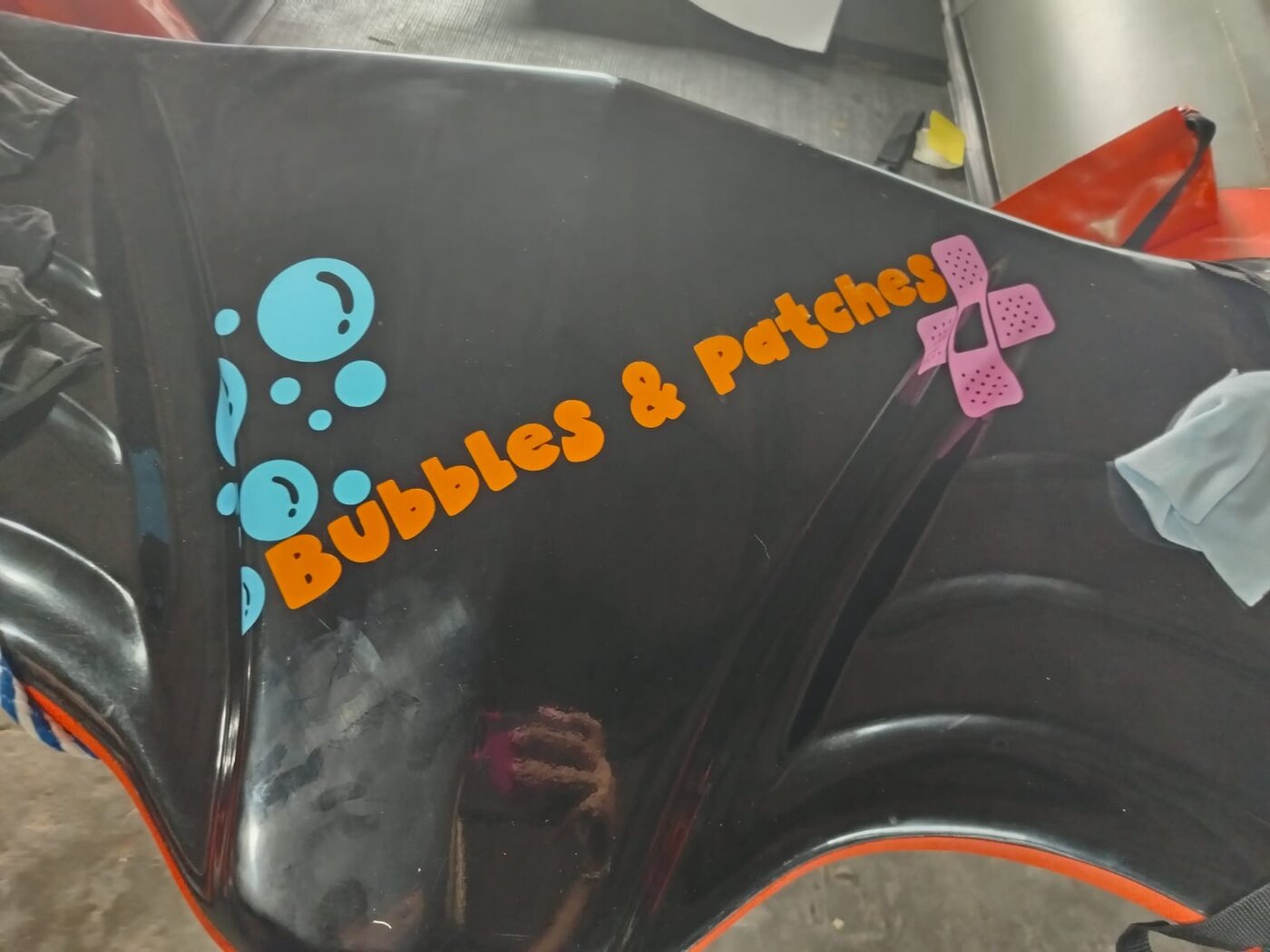 Bubbles & Patches — tube branding
