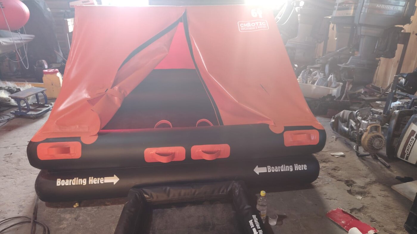 Custom life raft for Project Maritime