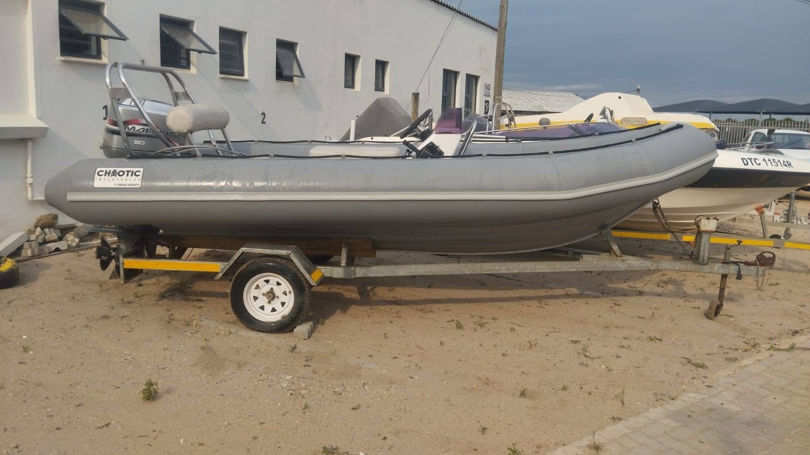 Chaotic rigid-hull inflatable build